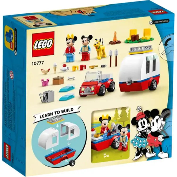LEGO Mickey And Friends Collection, Mickey And Minnie's Camping Adventure Building Blocks 103 10777-1