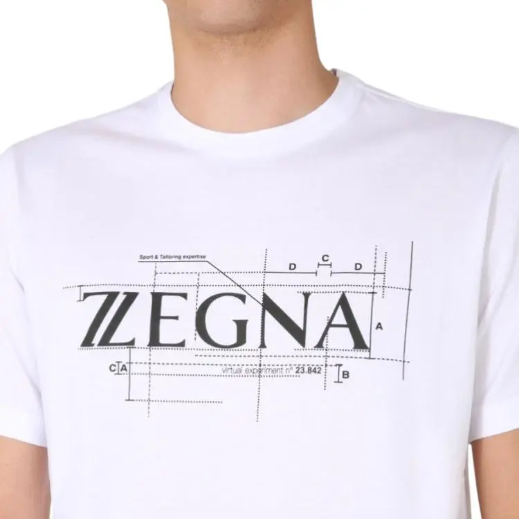 Zzegna T Shirts Men White-3