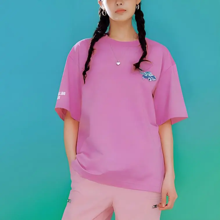 MLB T-Shirts Unisex Bright Pink-2