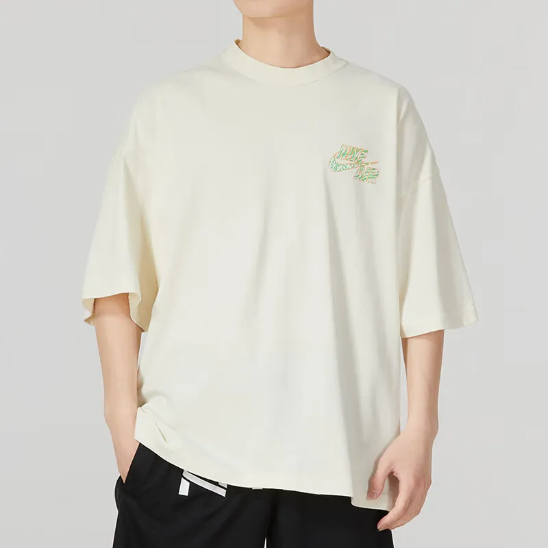 Nike T Shirt Men's Beige Yellow-4