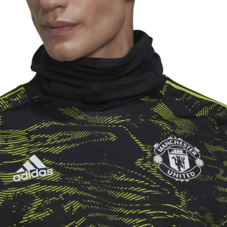 Adidas Manchester United Condivo 22 Pro Warm Top Soccer Jerseys Men's Green-4