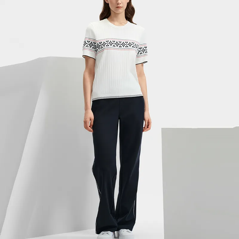 FILA Knitted Sports Pants Women's Legend Blue-2