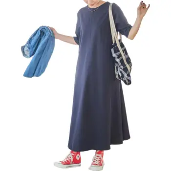 FREAK'S STORE Short Sleeved Dress Women's Marine Blue