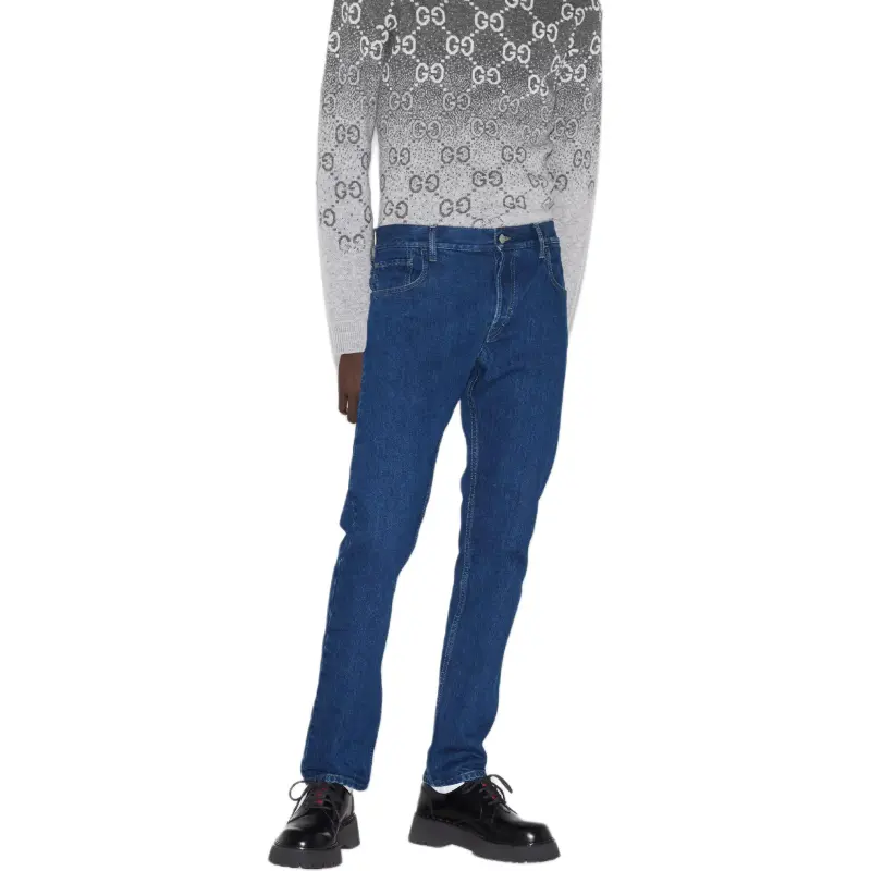 GUCCI Tapered Denim Pants-3