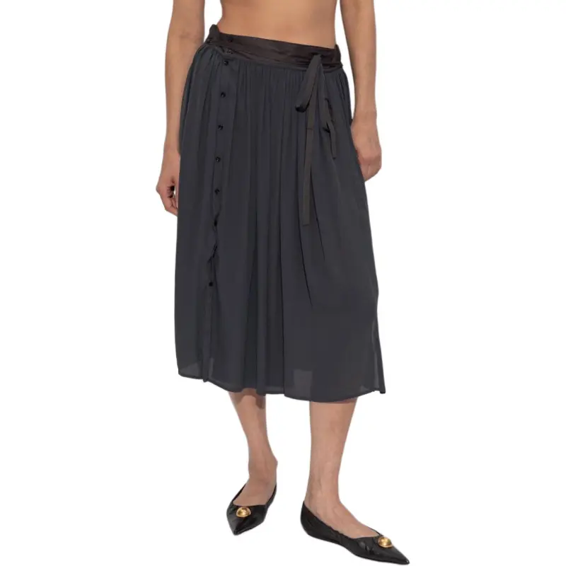 Lemaire Pleat Detailed High-Waisted Skirt-3