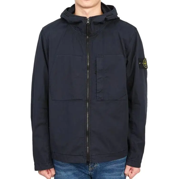STONE ISLAND Jackets Men Blue-4