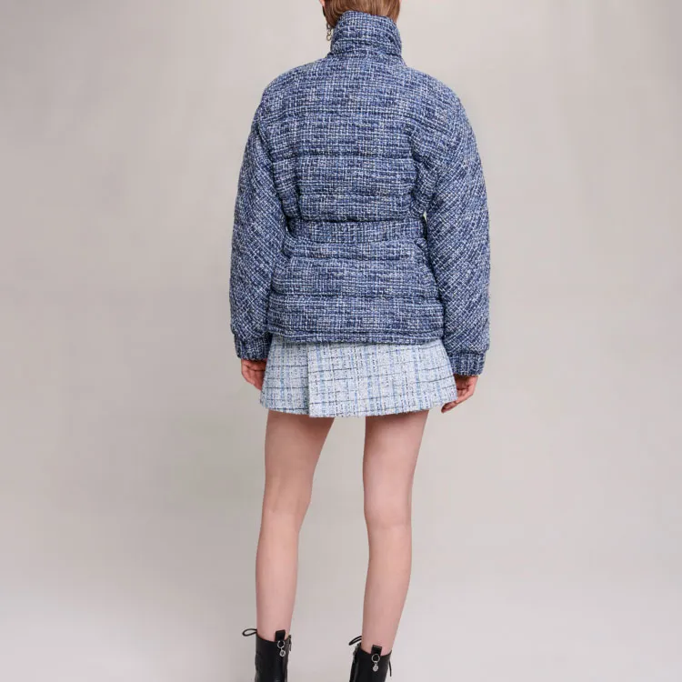 Maje Puffer Jackets Women's Blue-2