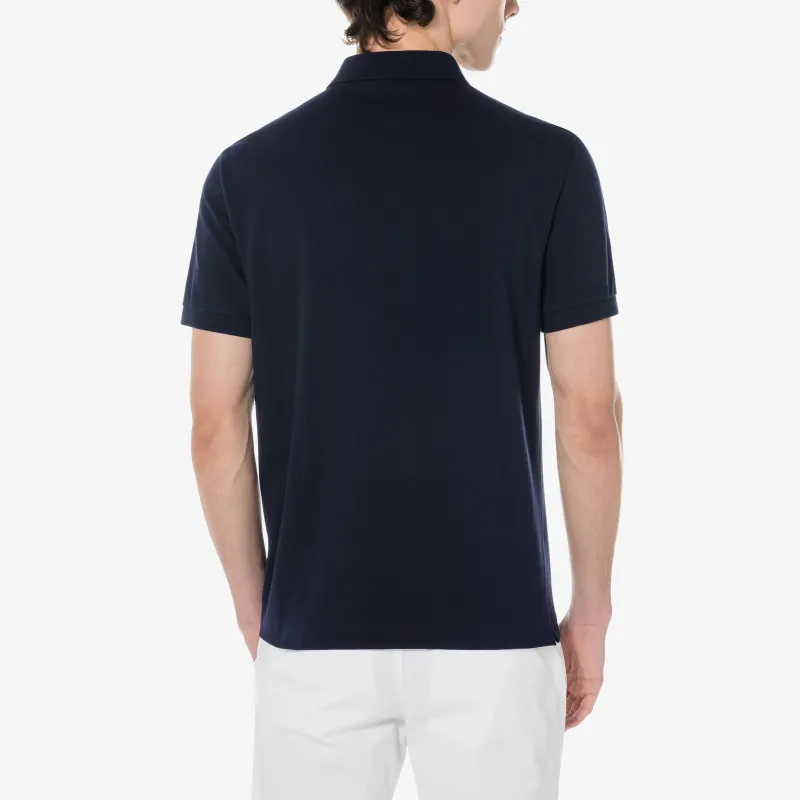 LACOSTE Polo Shirt Men's Navy Blue-3
