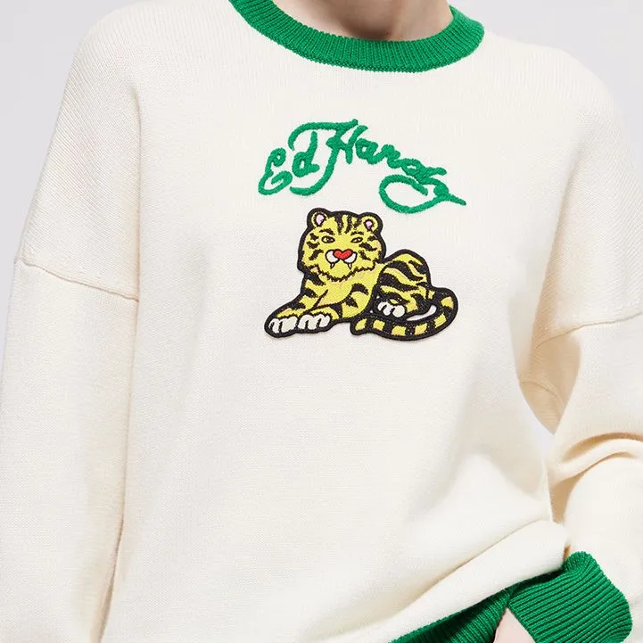 Ed Hardy Knitwear Women's Ivory White E1PAW034-2