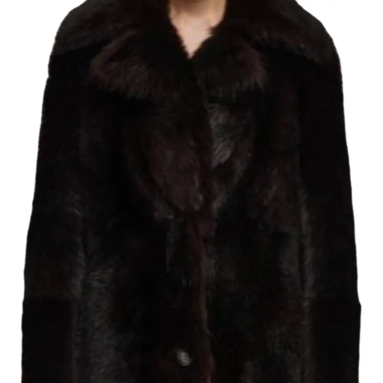FERRAGAMO Coats Women's Dark Brown-3