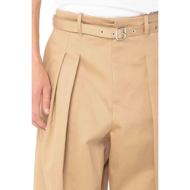 JW Anderson Wide-leg Pleat-detail Trousers-4