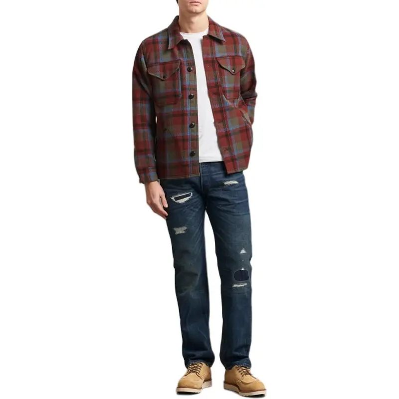 Ralph Lauren Rrl Five Pocket Distressed Jeans-2