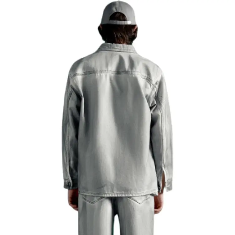 PEACEBIRD MEN x Daria Song Shirt Men's Gray-4