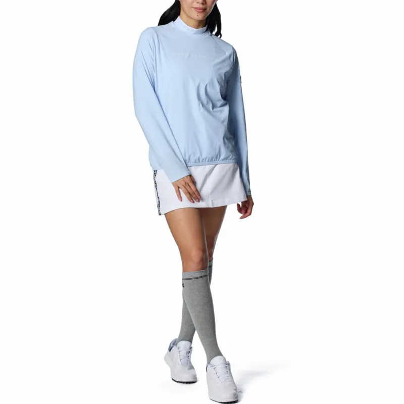 Under Armour FW24 Drive Wind Golf Apparel Women's Rain Cloud Blue/White-2