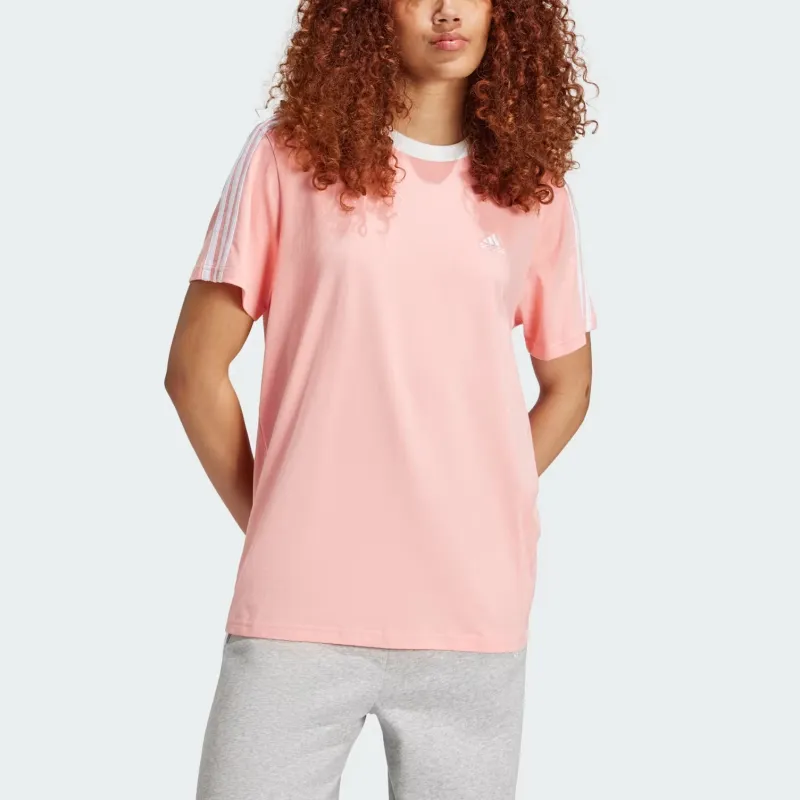 Adidas ESSENTIALS FW24 T-Shirt Women's Light Pink Fireworks/White-1