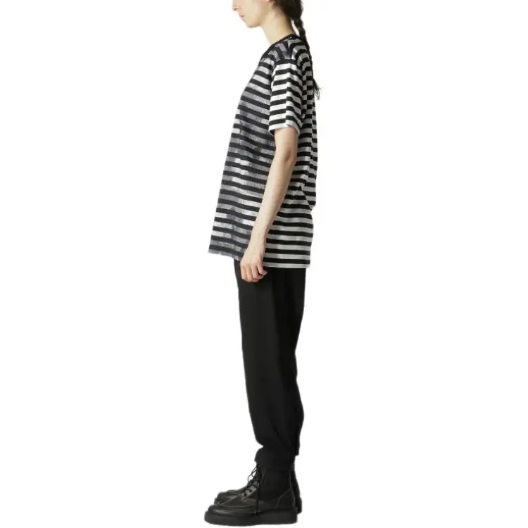 Yohji Yamamoto T Shirt Unisex Black White-5