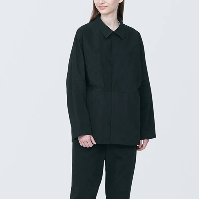 MUJI Jackets Coats Unisex Black-1