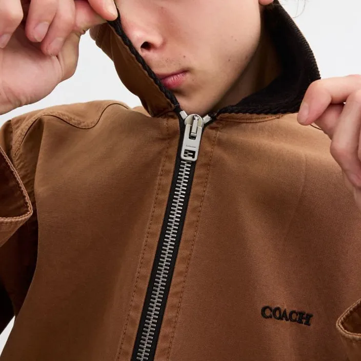 COACH FW24 Jackets & Coats Men's Brown-2
