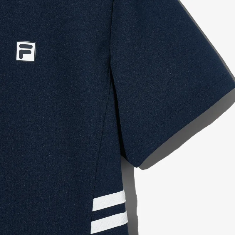 FILA Polo Shirt Women's Dark Marine Blue-4