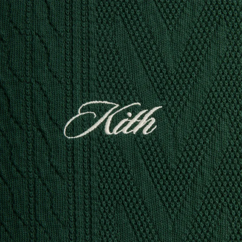 KITH Cable Fleece Quarter Zip-2