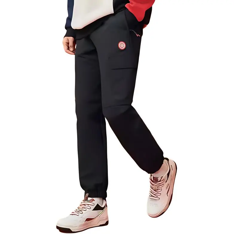 XTEP Cargo Pants Men's Jet Black-1