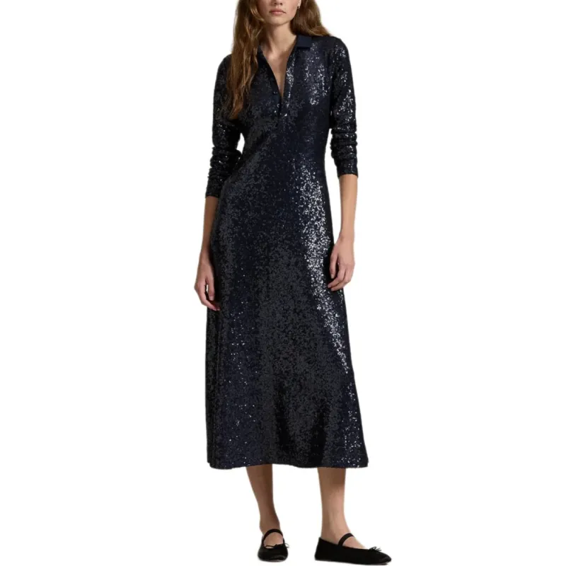 Polo Ralph Lauren Sequined Stretch Dress-1