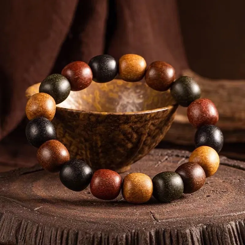 There is you in the long world Wooden Bracelets Unisex-2