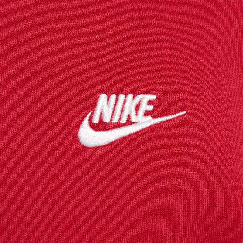 Nike Club Sweatshirt Men's University Red/White-4