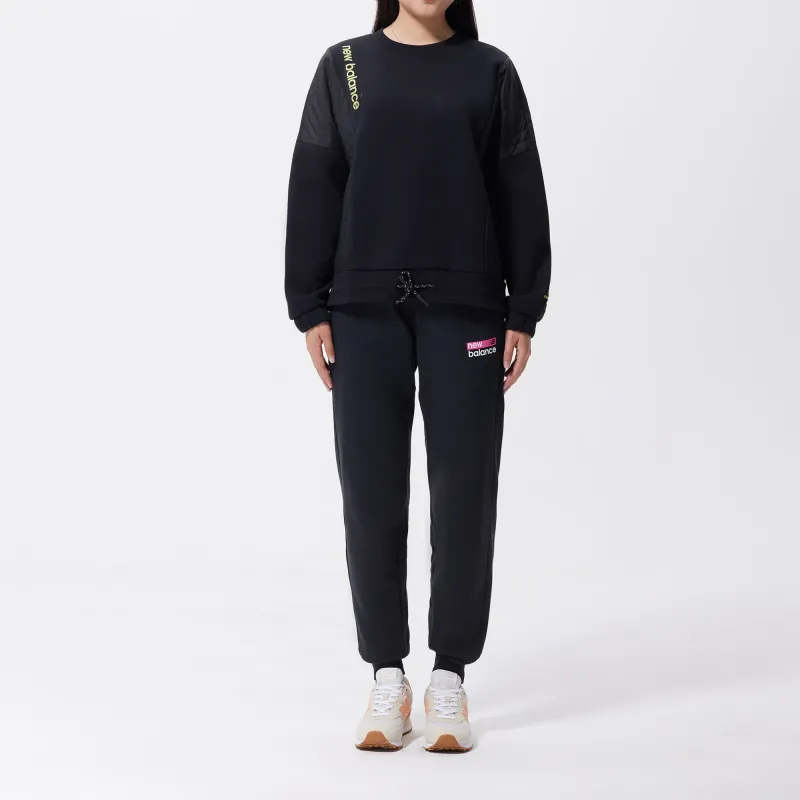 New Balance Knitted Sweatpants Women's Black-2