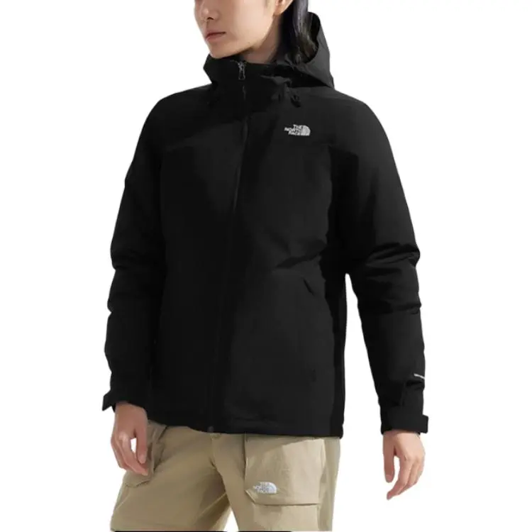 THE NORTH FACE City Outdoor Collection Waterproof And Windproof To Keep Warm Windbreaker Jacket Women's Cosmic Black-3