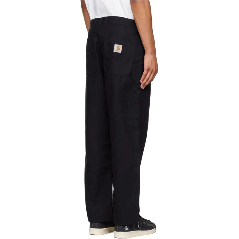 Carhartt WIP Walter Double Knee Logo Patch Tapered Trousers-4