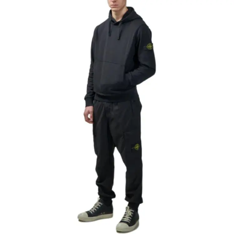 STONE ISLAND Compass Patch Drawstring Hoodie-2