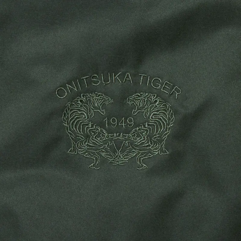 Onitsuka Tiger COACH JACKET Jackets & Coats Unisex Army Green-3