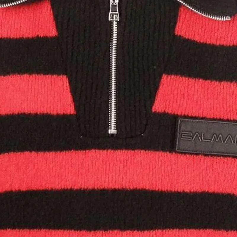 BALMAIN Cashmere Sweaters Men Red-3