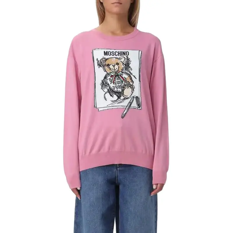 MOSCHINO Teddy Intarsia Knit Sweater-3