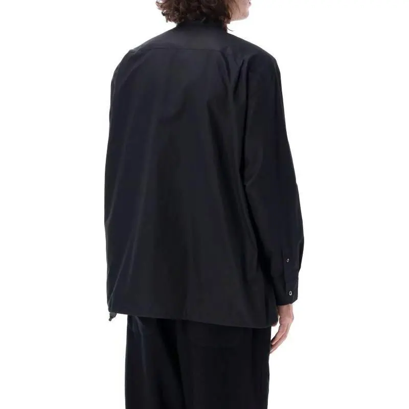 COMME Des GARCONS HOMME PLUS Buttoned Drawstring Hem Shirt-1