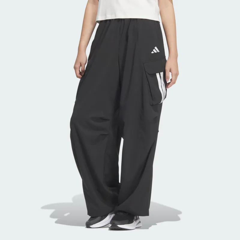 Adidas Climacool WOVEN TRACKSUIT BOTTOMS Cargo Pants Women's Black-1