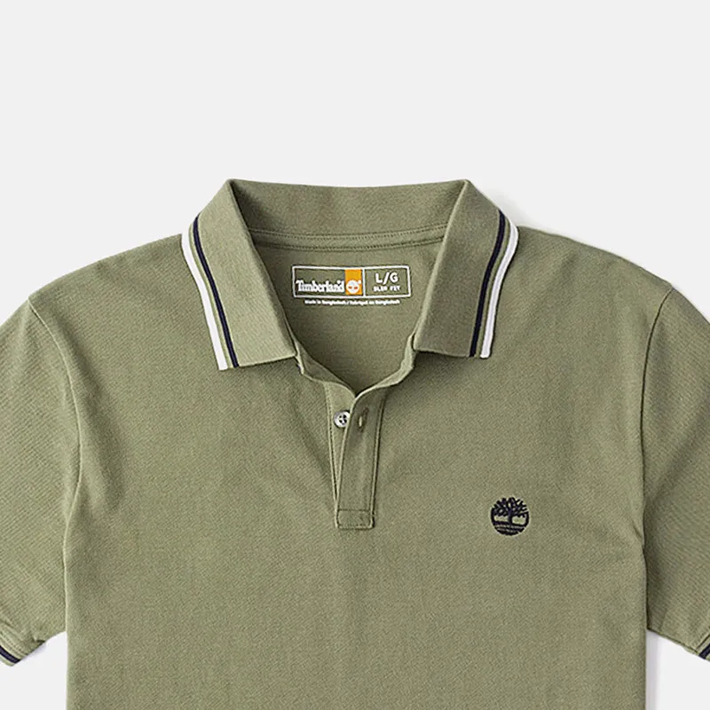 Timberland Polo Shirt Men's Kassel Green-3
