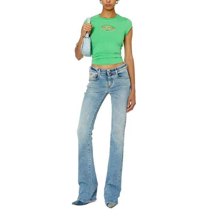 DIESEL SS23 Cropped Coats Women's Green-2