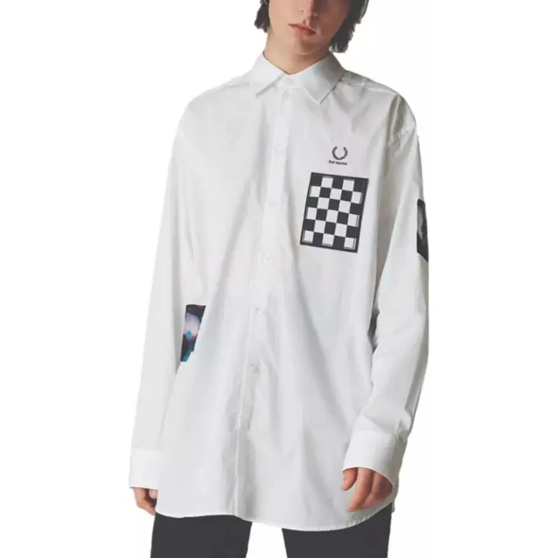 RAF SIMONS Shirts Men White-2