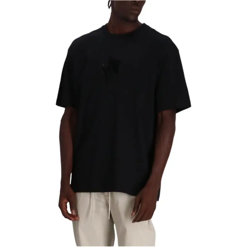HUGO BOSS Logo Embossed Crewneck T Shirt-2