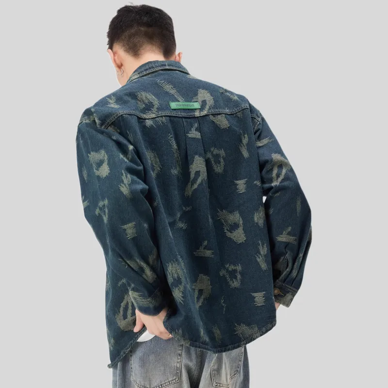 ALL IN Denim Jackets Unisex Denim Blue-1