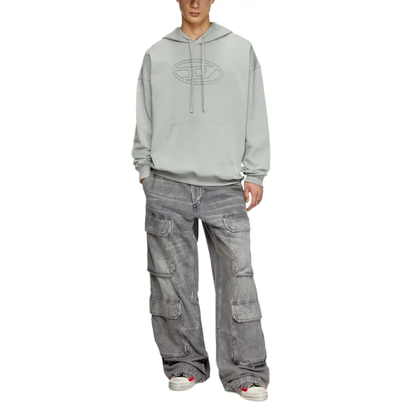 DIESEL S Ummer Bigoval Drawstring Hoodie-1
