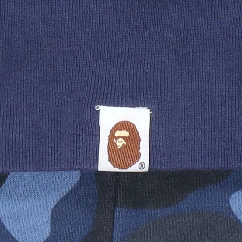 Bape Color Camo Ponr Shark Full Zip Hoodie-3