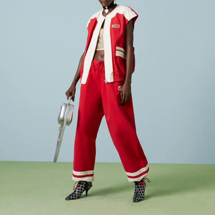 GUCCI Logo Patch Two Toned Gilet-2
