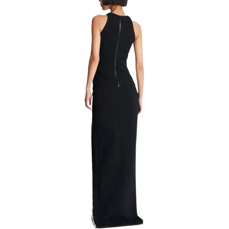 BALMAIN Face motif Maxi Dress-2