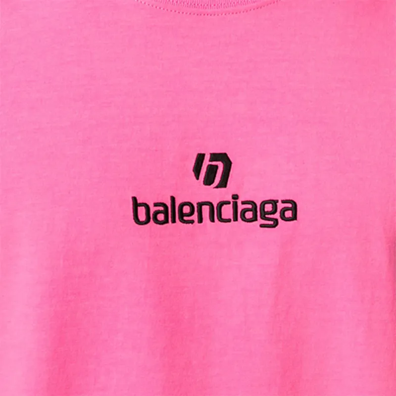 Balenciaga T-Shirts Men Pink-3
