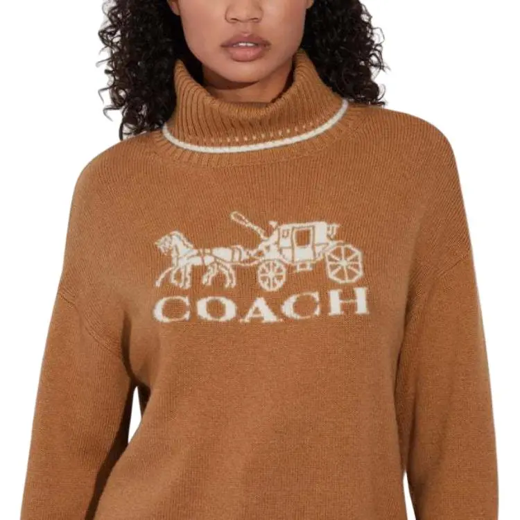 COACH FW22 Sweater Women's Orange-3