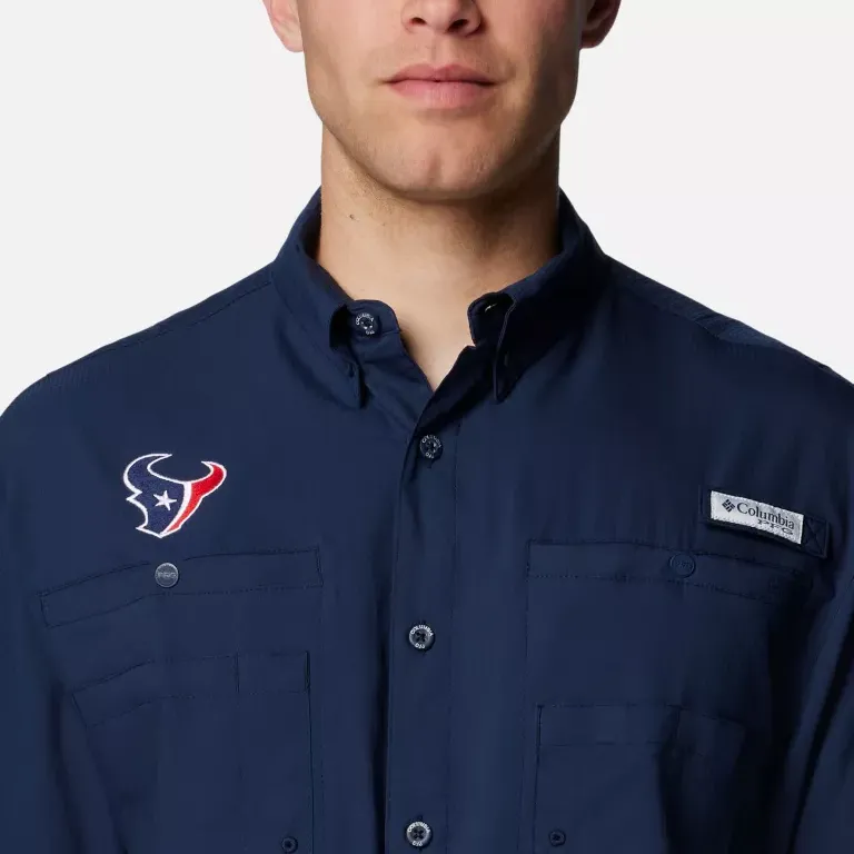 Columbia PFG Tamiami PFG Tamiami™ Shirt Men's University Marine Blue-3