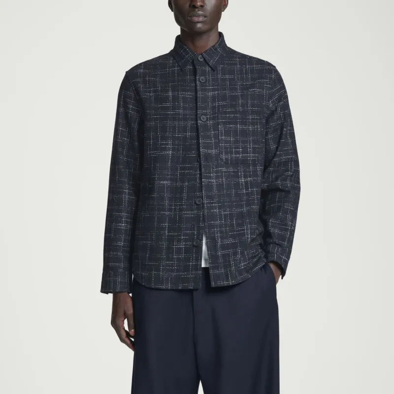 COS Shirts Men Navy Blue-1